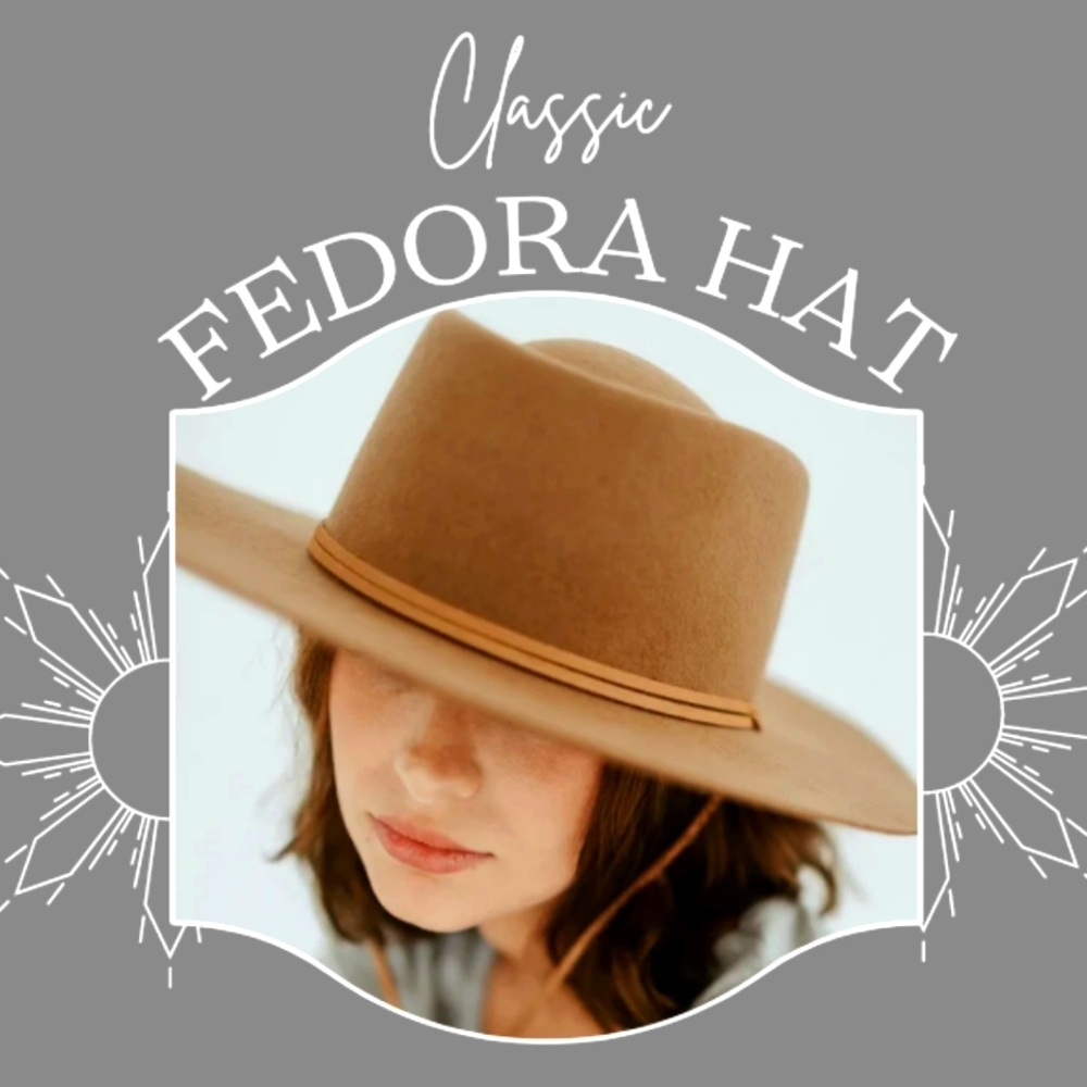 The Classic Fedora Hat ...